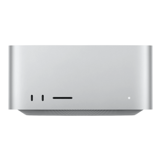 Front ports of Mac Studio M2 Ultra 2025 including USB-C and SD card slot