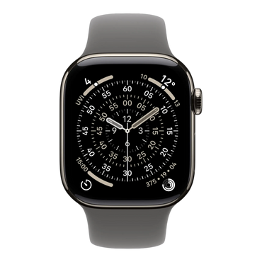 Apple Watch Series 11 GPS + Cellular, 42mm Natural Titanium Case with Stone Gray Sport Band - S/M 45676e-4.myshopify.com Apple Apple Watch Series 11 GPS + Cellular, 42mm Natural Titanium Case with Stone Gray Sport Band - S/M 45676e-4.myshopify.com Apple