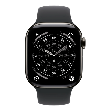 Apple Watch Series 11 GPS + Cellular, 42mm Slate Titanium Case with Black Sport Band -M/L 45676e-4.myshopify.com Apple Apple Watch Series 11 GPS + Cellular, 42mm Slate Titanium Case with Black Sport Band -M/L 45676e-4.myshopify.com Apple