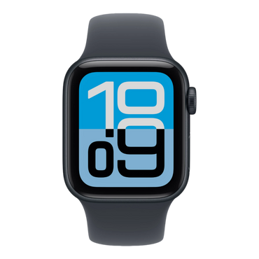 Apple Watch SE 3 GPS, 40mm Midnight Aluminum Case with Midnight Sport Band - S/M