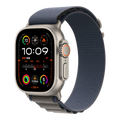 Apple Watch Ultra 2 GPS + Cellular, 49mm Titanium Case with Blue Alpine Loop - Large