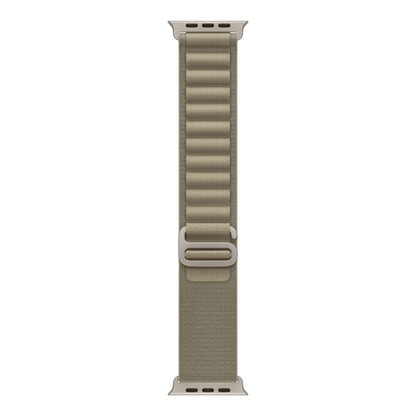 Apple Watch Ultra 2 GPS + Cellular, 49mm Titanium Case with Olive Alpine Loop - Large - alAsil