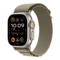 Apple Watch Ultra 2 GPS + Cellular, 49mm Titanium Case with Olive Alpine Loop - Medium