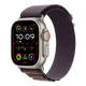Apple Watch Ultra 2 GPS + Cellular، هيكل من التيتانيوم مقاس 49 ملم مع حزام Indigo Alpine Loop - صغير