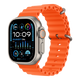 Apple Watch Ultra 2 GPS + Cellular, 49mm Titanium Case with Orange Ocean Band