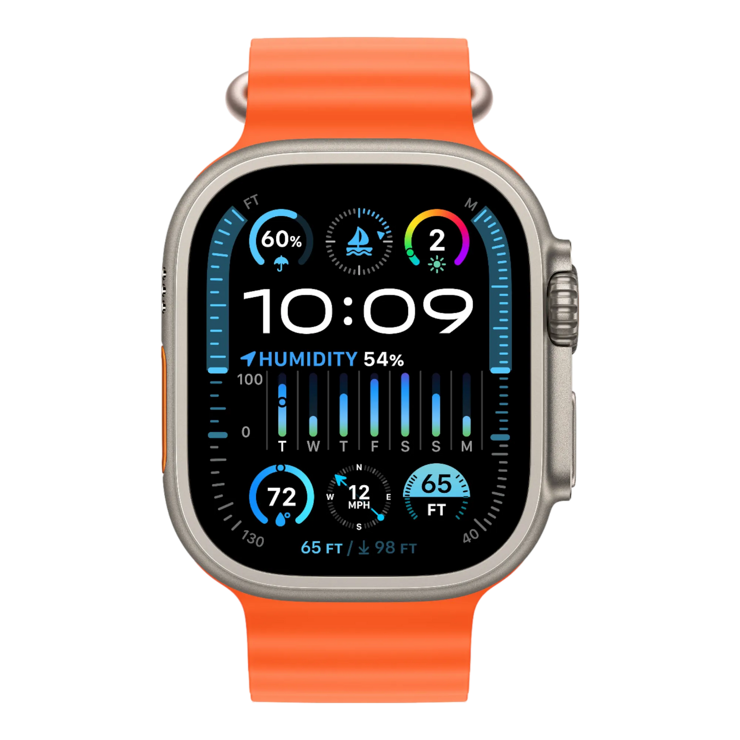 Apple Watch Ultra 2 GPS + Cellular, 49mm Titanium Case with Orange Ocean Band - alAsil Apple Watch Ultra 2 GPS + Cellular, 49mm Titanium Case with Orange Ocean Band 45676e-4.myshopify.com Apple Apple Watch Ultra 2 GPS + Cellular, 49mm Titanium Case with Orange Ocean Band 45676e-4.myshopify.com Apple
