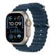 Apple Watch Ultra 2 GPS + Cellular, 49mm Titanium Case with Blue Ocean Band