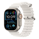 Apple Watch Ultra 2 GPS + Cellular, 49mm Titanium Case with White Ocean Band