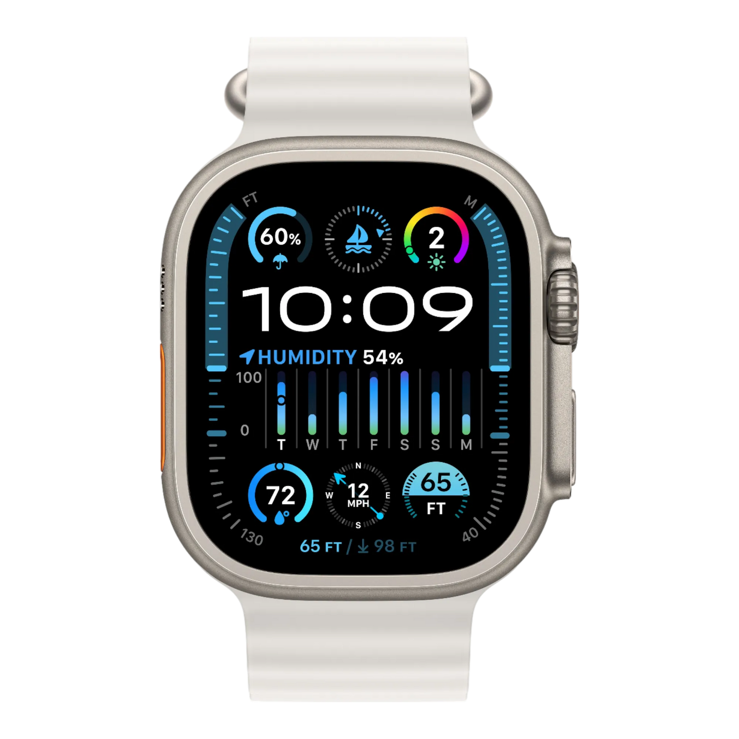 Apple Watch Ultra 2 GPS + Cellular, 49mm Titanium Case with White Ocean Band - alAsil Apple Watch Ultra 2 GPS + Cellular, 49mm Titanium Case with White Ocean Band 45676e-4.myshopify.com Apple Apple Watch Ultra 2 GPS + Cellular, 49mm Titanium Case with White Ocean Band 45676e-4.myshopify.com Apple