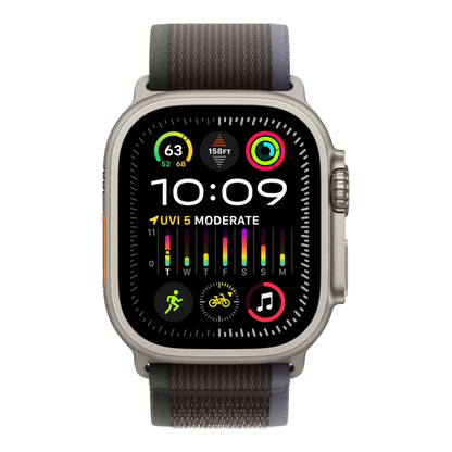 Apple Watch Ultra 2 GPS + Cellular, 49mm Titanium Case with Blue/Black Trail Loop - S/M - alAsil Apple Watch Ultra 2 GPS + Cellular, 49mm Titanium Case with Blue/Black Trail Loop - S/M 45676e-4.myshopify.com Apple Apple Watch Ultra 2 GPS + Cellular, 49mm Titanium Case with Blue/Black Trail Loop - S/M 45676e-4.myshopify.com Apple