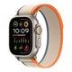 Apple Watch Ultra 2 GPS + Cellular, 49mm Titanium Case with Orange/Beige Trail Loop - S/M