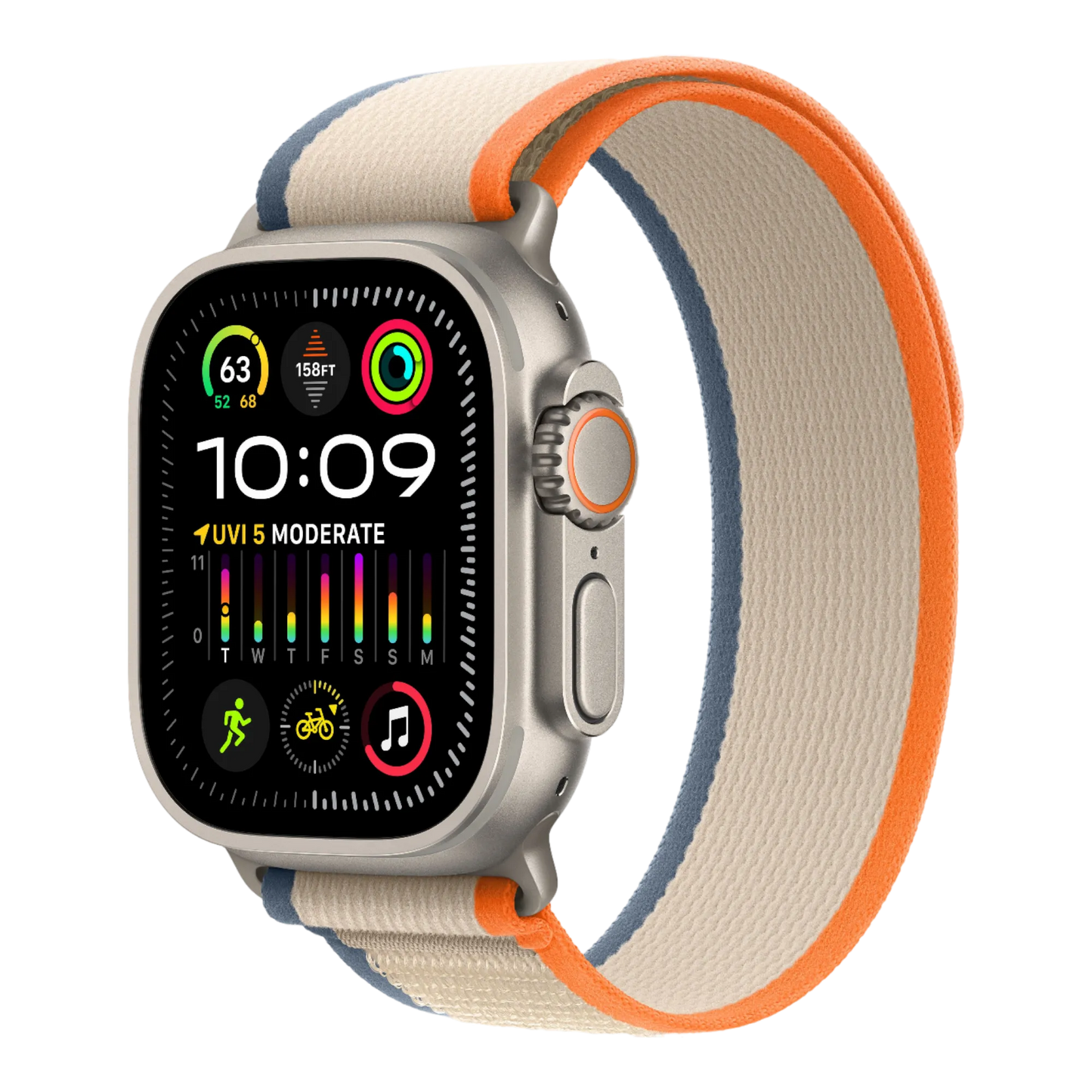 Apple Watch Ultra 2 GPS + Cellular, 49mm Titanium Case with Orange/Beige Trail Loop - S/M - alAsil Apple Watch Ultra 2 GPS + Cellular, 49mm Titanium Case with Orange/Beige Trail Loop - S/M 45676e-4.myshopify.com Apple Apple Watch Ultra 2 GPS + Cellular, 49mm Titanium Case with Orange/Beige Trail Loop - S/M 45676e-4.myshopify.com Apple