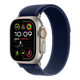 Apple Watch Ultra 2 GPS + Cellular, 49mm Natural Titanium Case with Blue Trail Loop - M/L