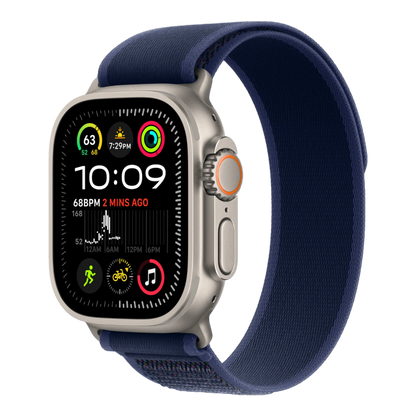 Apple Watch Ultra 2 GPS + Cellular, 49mm Natural Titanium Case with Blue Trail Loop - M/L - alAsil Apple Watch Ultra 2 GPS + Cellular, 49mm Natural Titanium Case with Blue Trail Loop - M/L 45676e-4.myshopify.com Apple Apple Watch Ultra 2 GPS + Cellular, 49mm Natural Titanium Case with Blue Trail Loop - M/L 45676e-4.myshopify.com Apple