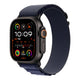 Apple Watch Ultra 2 GPS + Cellular, 49mm Black Titanium Case with Navy Alpine Loop - Medium
