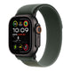 Apple Watch Ultra 2 GPS + Cellular, 49mm Black Titanium Case with Green Trail Loop - M/L
