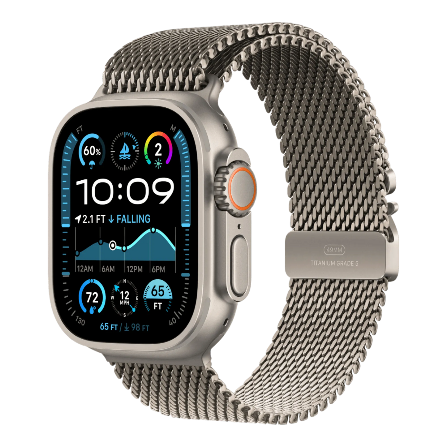 Apple Watch Ultra 2 GPS + Cellular, 49mm Natural Titanium Case with Natural Titanium Milanese Loop - Medium - alAsil Apple Watch Ultra 2 GPS + Cellular, 49mm Natural Titanium Case with Natural Titanium Milanese Loop - Medium 45676e-4.myshopify.com Apple Apple Watch Ultra 2 GPS + Cellular, 49mm Natural Titanium Case with Natural Titanium Milanese Loop - Medium 45676e-4.myshopify.com Apple