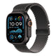 Apple Watch Ultra 2 GPS + Cellular, 49mm Black Titanium Case with Black Titanium Milanese Loop - Medium