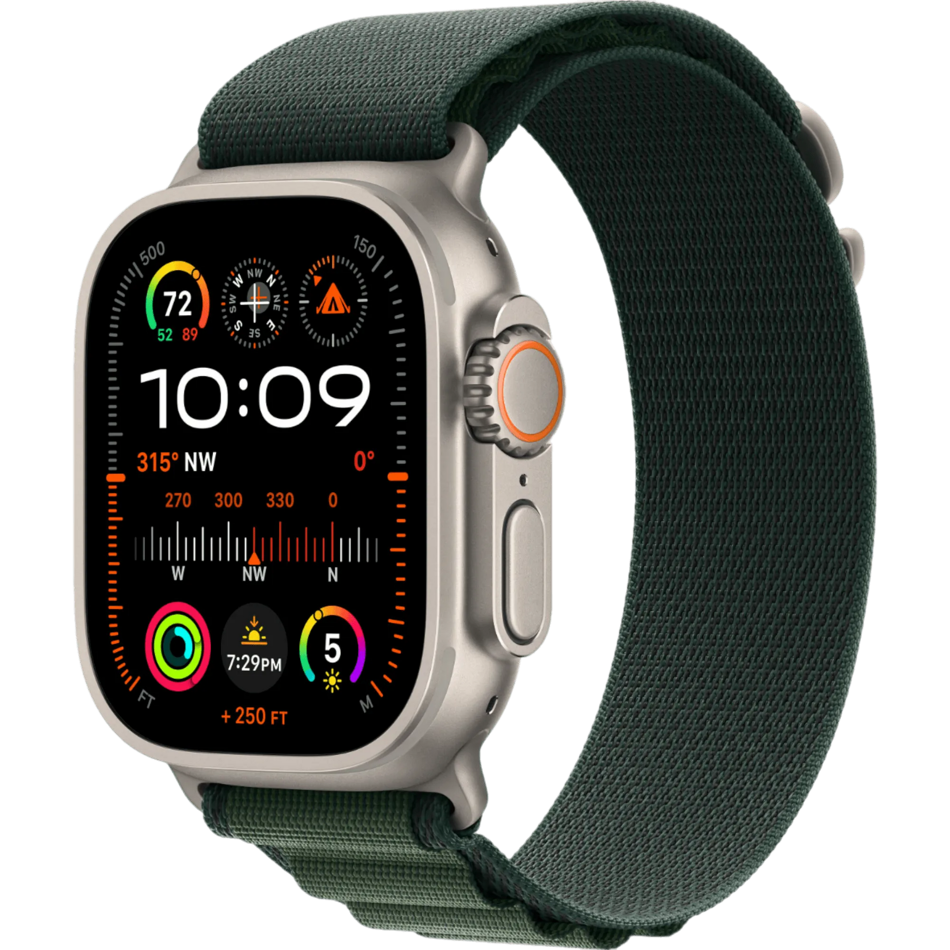 Apple Watch Ultra 2 GPS + Cellular, 49mm Natural Titanium Case with Dark Green Alpine Loop - Medium - alAsil Apple Watch Ultra 2 GPS + Cellular, 49mm Natural Titanium Case with Dark Green Alpine Loop - Medium 45676e-4.myshopify.com Apple Apple Watch Ultra 2 GPS + Cellular, 49mm Natural Titanium Case with Dark Green Alpine Loop - Medium 45676e-4.myshopify.com Apple