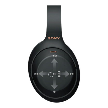 Sony WH-1000XM4 Wireless Noise Cancelling Headphone Black - alAsil