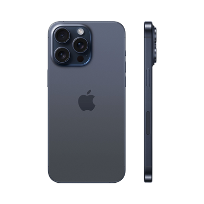 iPhone 15 Pro Max 512GB Blue Titanium With FaceTime - International Version - alAsil