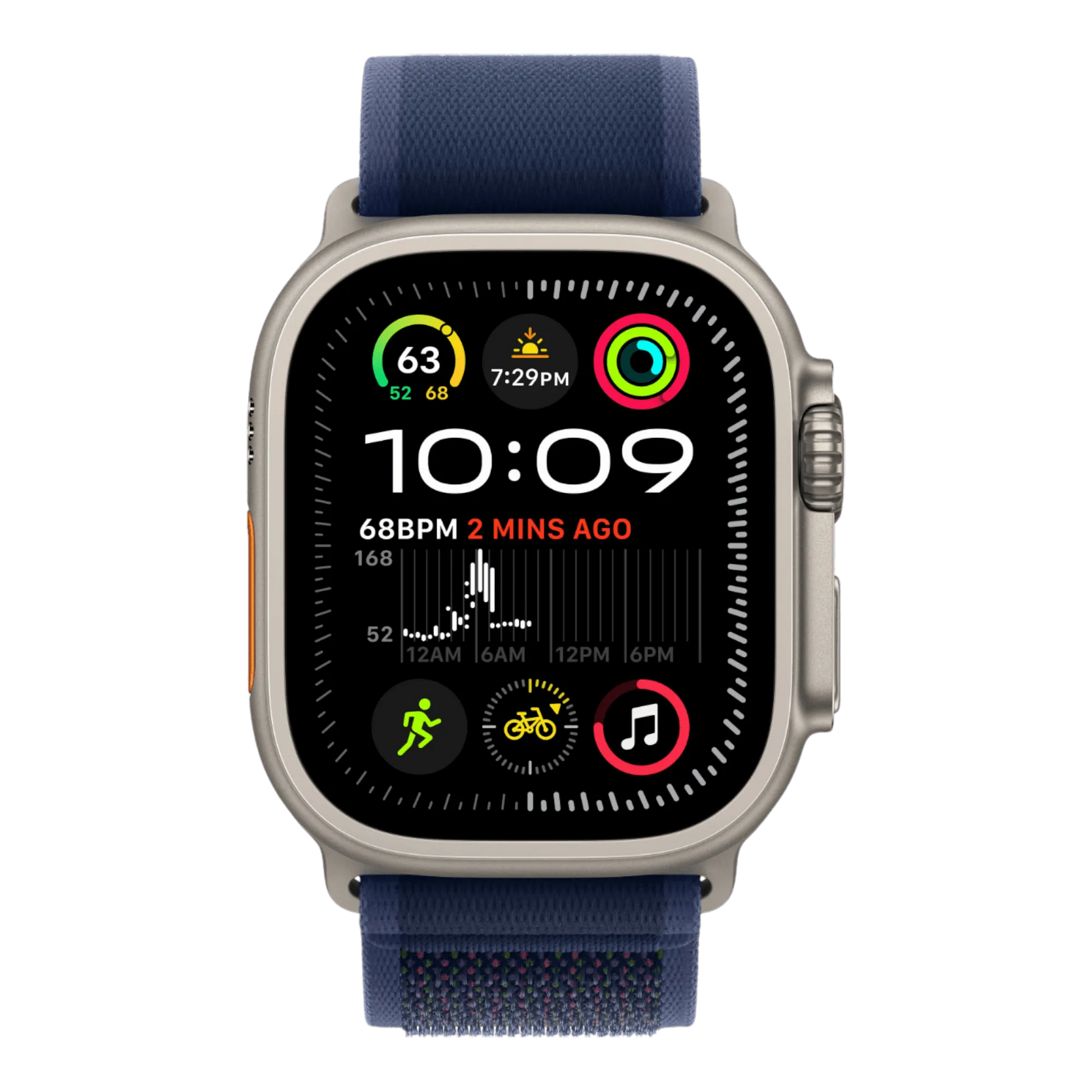 Apple Watch Ultra 2 GPS + Cellular, 49mm Natural Titanium Case with Blue Trail Loop - M/L - alAsil Apple Watch Ultra 2 GPS + Cellular, 49mm Natural Titanium Case with Blue Trail Loop - M/L 45676e-4.myshopify.com Apple Apple Watch Ultra 2 GPS + Cellular, 49mm Natural Titanium Case with Blue Trail Loop - M/L 45676e-4.myshopify.com Apple