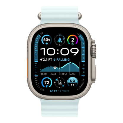 Apple Watch Ultra 2 GPS + Cellular, 49mm Natural Titanium Case with Ice Blue Ocean Band - alAsil Apple Watch Ultra 2 GPS + Cellular, 49mm Natural Titanium Case with Ice Blue Ocean Band 45676e-4.myshopify.com Apple Apple Watch Ultra 2 GPS + Cellular, 49mm Natural Titanium Case with Ice Blue Ocean Band 45676e-4.myshopify.com Apple