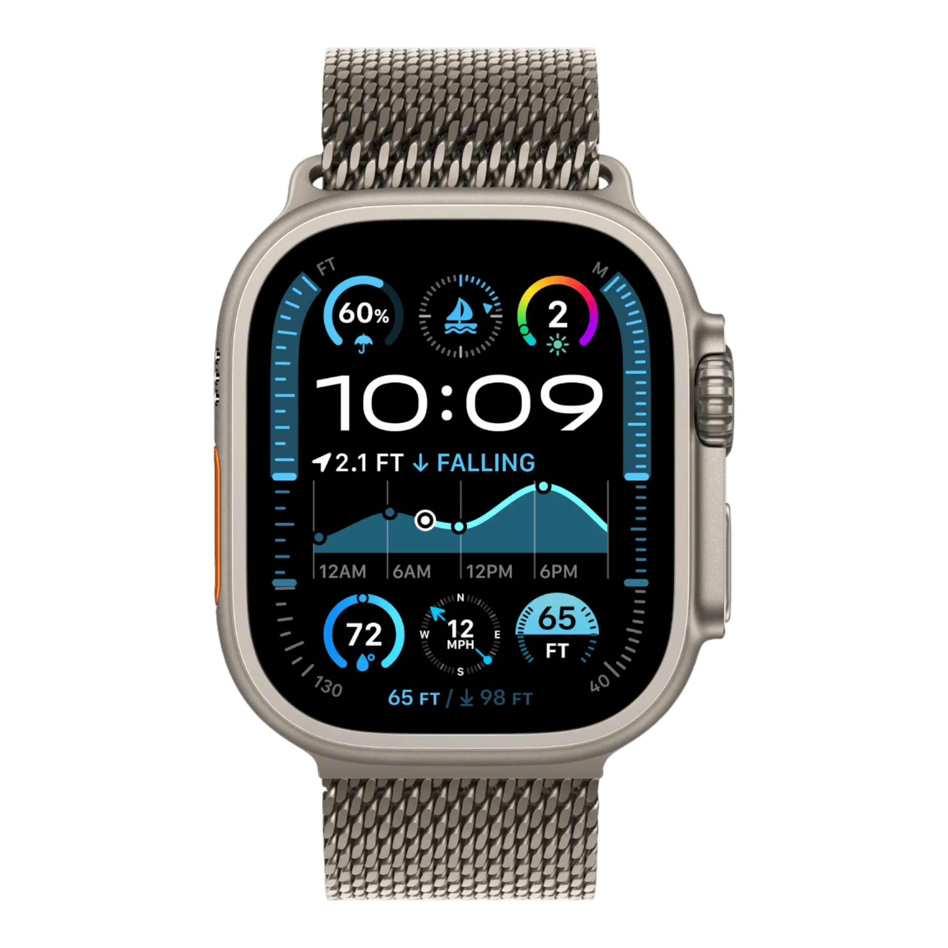 Apple Watch Ultra 2 GPS + Cellular, 49mm Natural Titanium Case with Natural Titanium Milanese Loop - Medium - alAsil Apple Watch Ultra 2 GPS + Cellular, 49mm Natural Titanium Case with Natural Titanium Milanese Loop - Medium 45676e-4.myshopify.com Apple Apple Watch Ultra 2 GPS + Cellular, 49mm Natural Titanium Case with Natural Titanium Milanese Loop - Medium 45676e-4.myshopify.com Apple