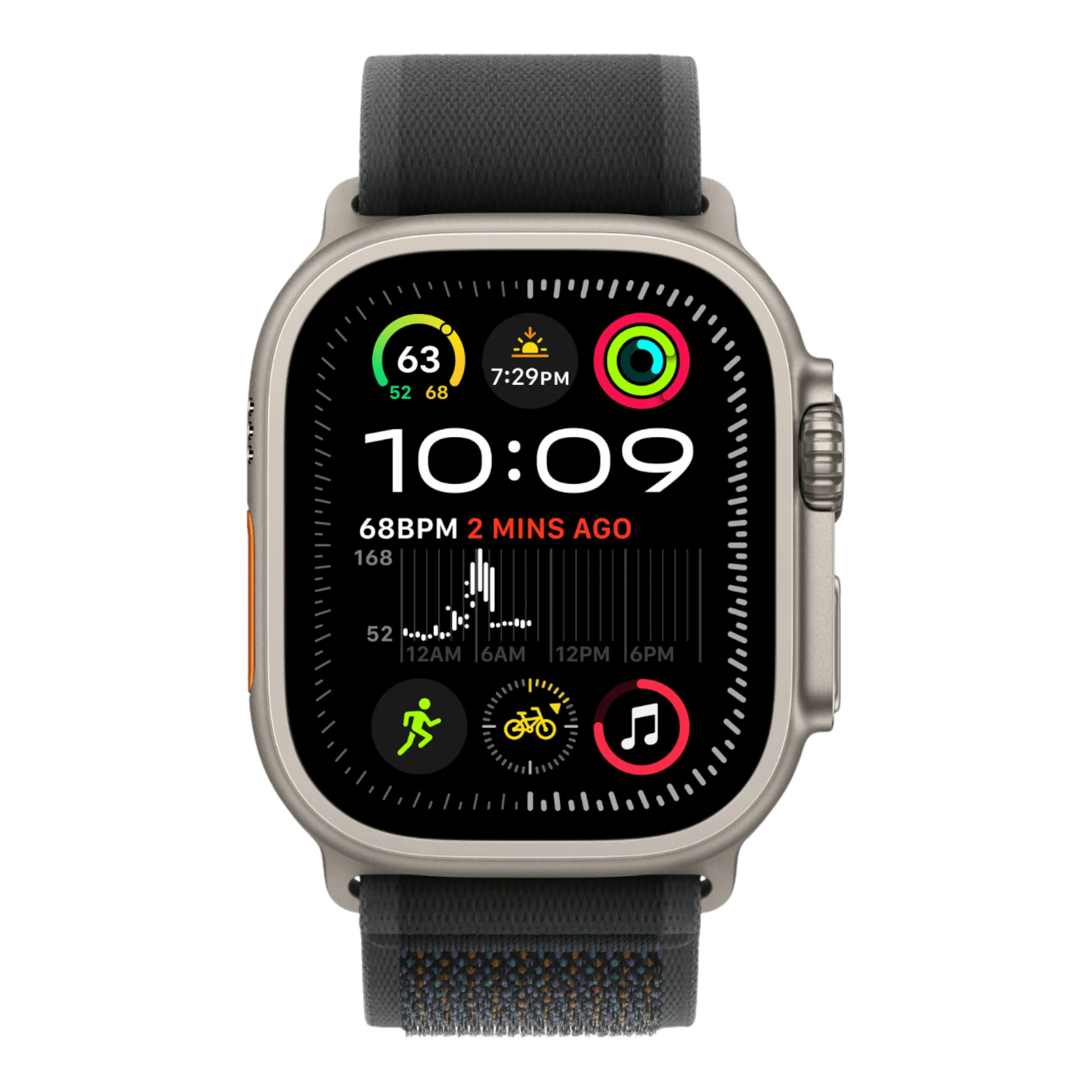 Apple Watch Ultra 2 GPS + Cellular, 49mm Natural Titanium Case with Black Trail Loop - M/L - alAsil Apple Watch Ultra 2 GPS + Cellular, 49mm Natural Titanium Case with Black Trail Loop - M/L 45676e-4.myshopify.com Apple Apple Watch Ultra 2 GPS + Cellular, 49mm Natural Titanium Case with Black Trail Loop - M/L 45676e-4.myshopify.com Apple