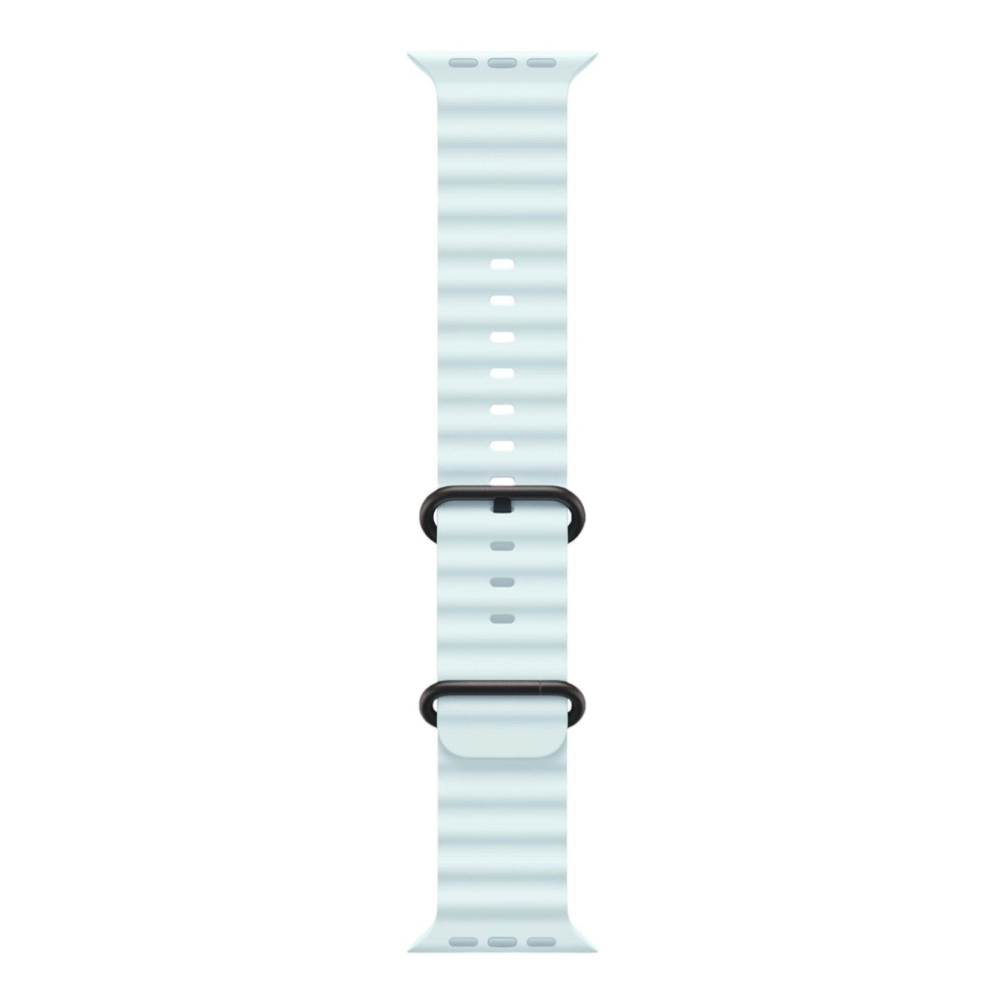 Apple Watch Ultra 2 GPS + Cellular, 49mm Black Titanium Case with Ice Blue Ocean Band - alAsil
