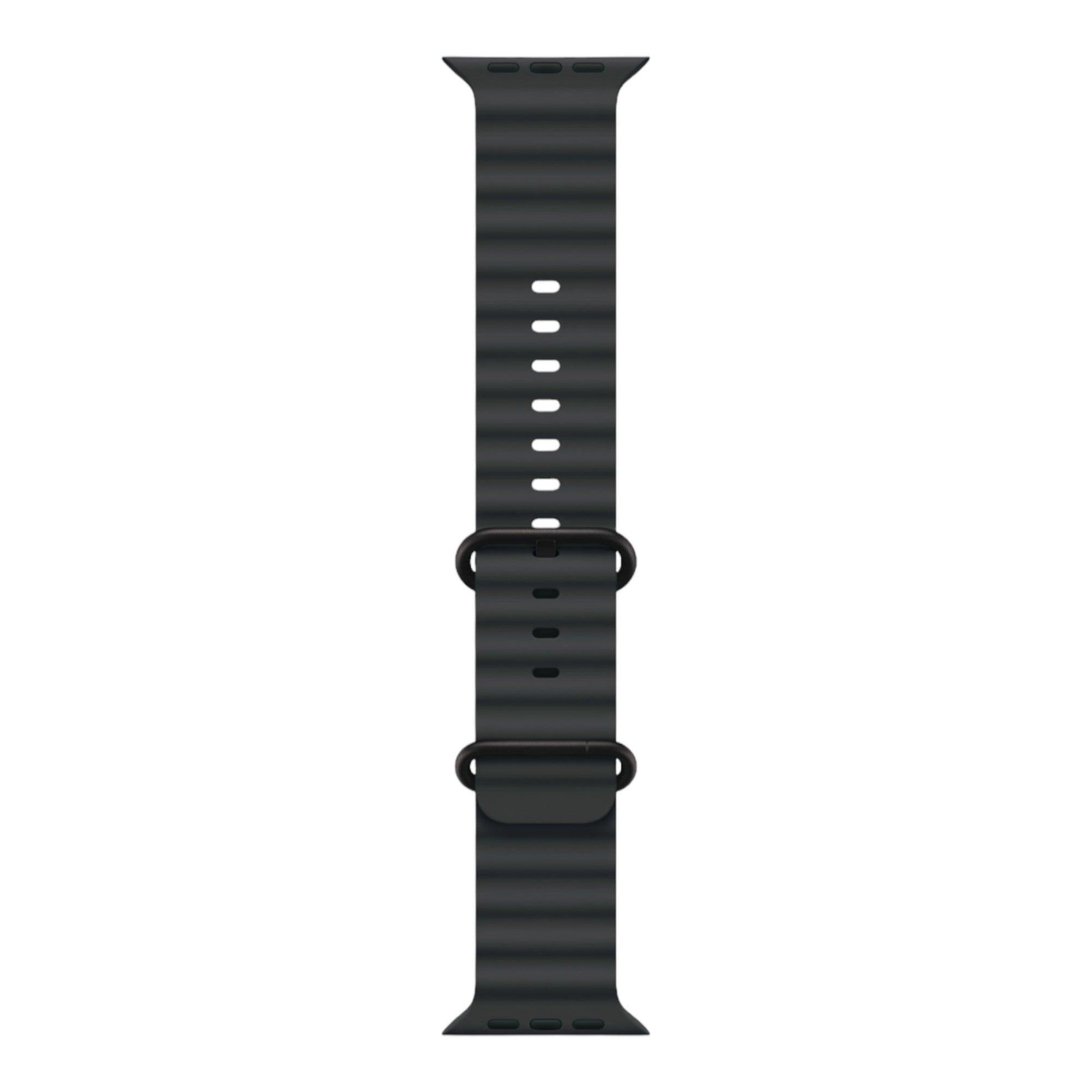 Apple Watch Ultra 2 GPS + Cellular, 49mm Black Titanium Case with Black Ocean Band - alAsil