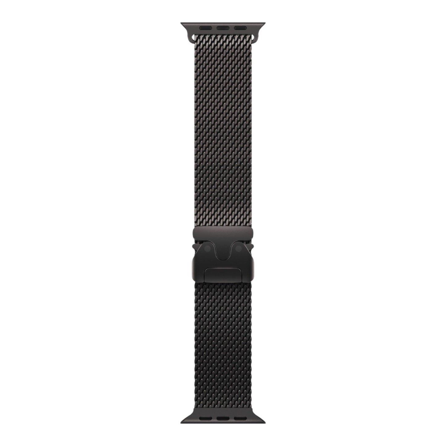 Apple Watch Ultra 2 GPS + Cellular, 49mm Black Titanium Case with Black Titanium Milanese Loop - Medium - alAsil