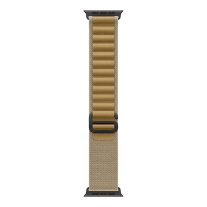 Apple Watch Ultra 2 GPS + Cellular, 49mm Black Titanium Case with Tan Alpine Loop - Medium - alAsil