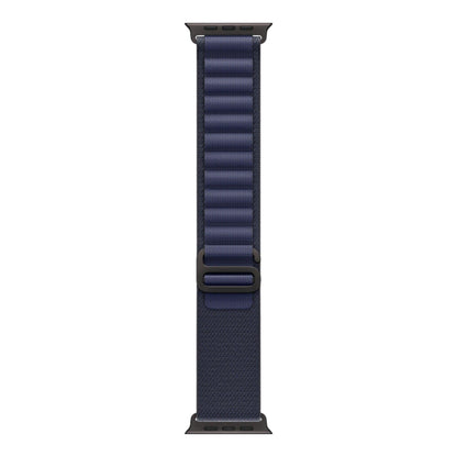 Apple Watch Ultra 2 GPS + Cellular, 49mm Black Titanium Case with Navy Alpine Loop - Medium - alAsil