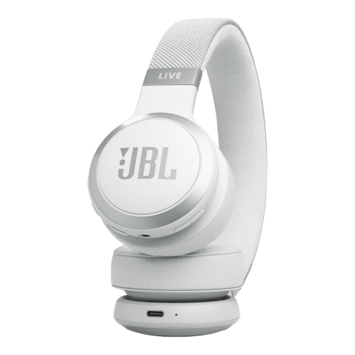 JBL LIVE 670NC Wireless On-Ear Headphone with True Adaptive Noise Cancelling White - alAsil