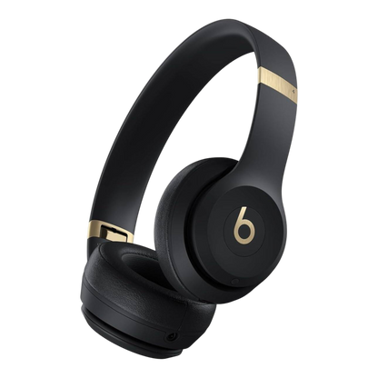 Beats Solo 4 - On-Ear Wireless Headphones – Black & Gold - alAsil