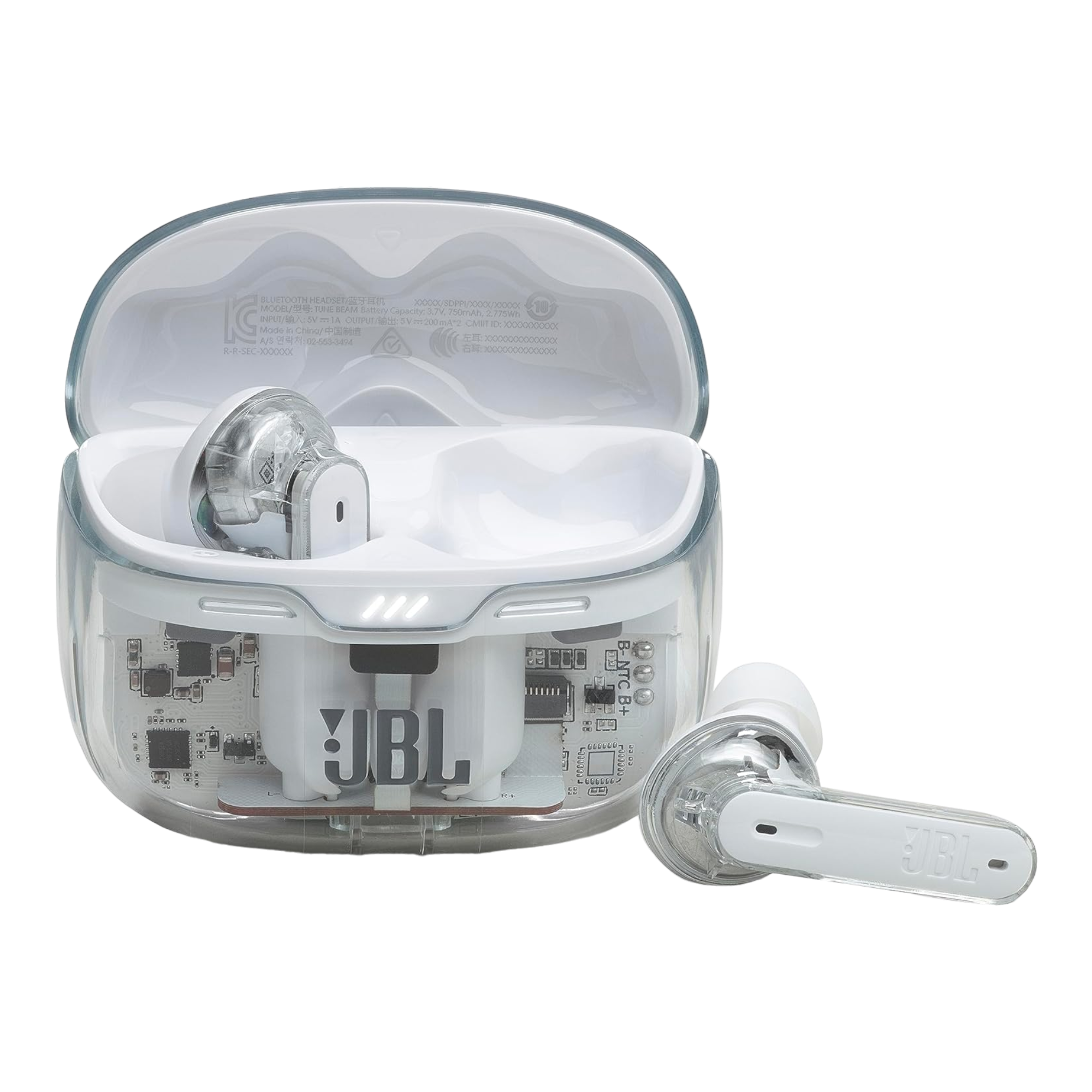 JBL Tune Beam - True Wireless Bluetooth Earbuds Ghost White - alAsil