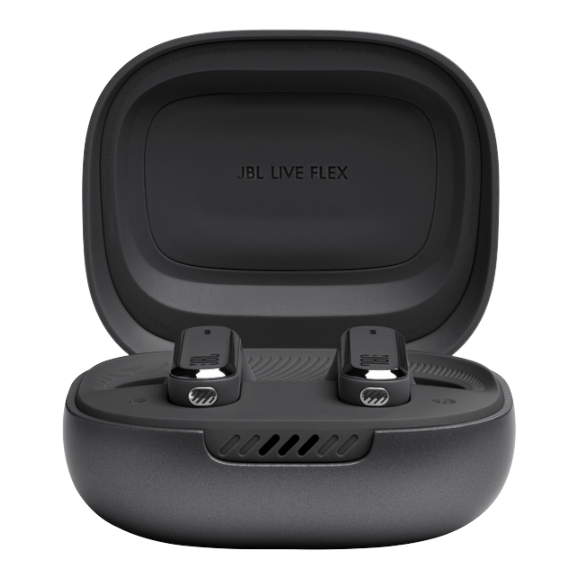 JBL Live Flex True Wireless Noise Cancelling Earbuds Black - alAsil