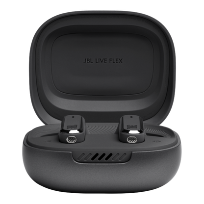 JBL Live Flex True Wireless Noise Cancelling Earbuds Black - alAsil
