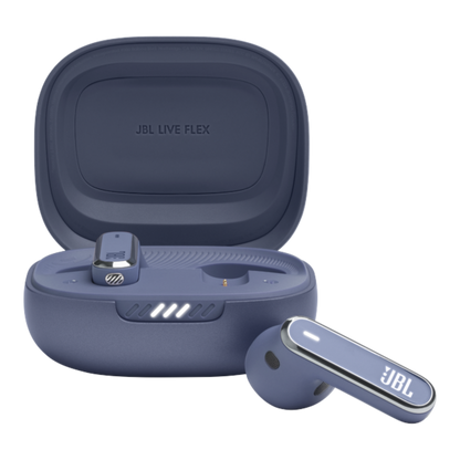 JBL Live Flex True Wireless Noise Cancelling Earbuds Blue - alAsil