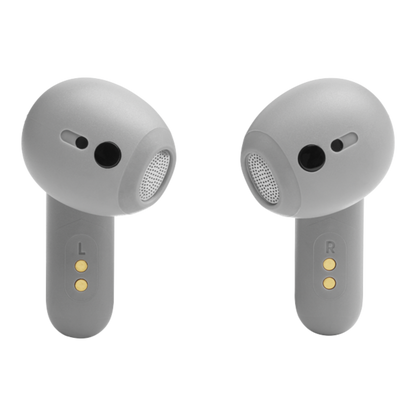 JBL Live Flex True Wireless Noise Cancelling Earbuds Silver - alAsil