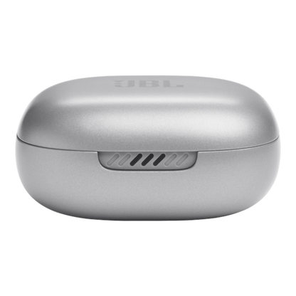 JBL Live Flex True Wireless Noise Cancelling Earbuds Silver - alAsil