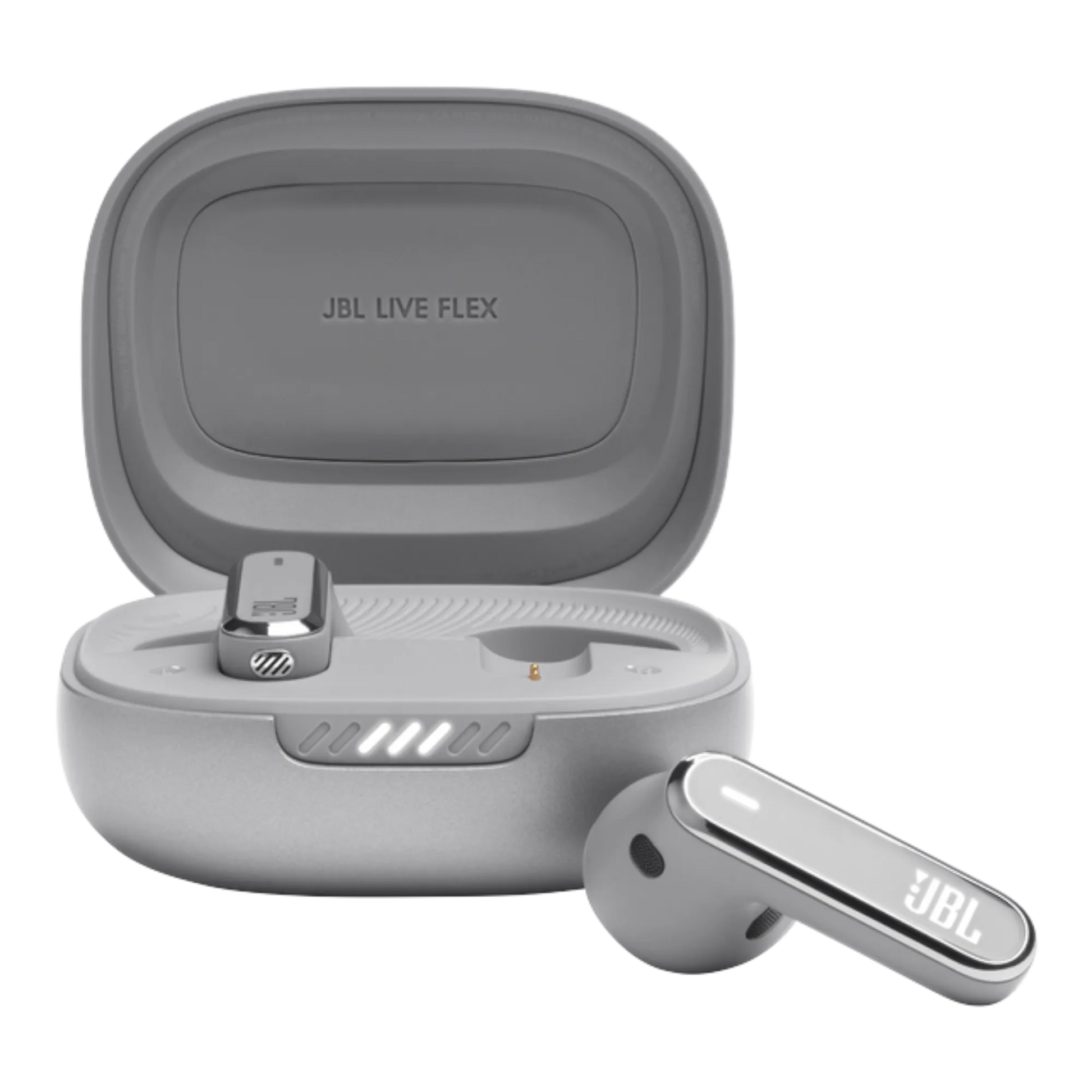 JBL Live Flex True Wireless Noise Cancelling Earbuds Silver - alAsil JBL Live Flex True Wireless Noise Cancelling Earbuds Silver 45676e-4.myshopify.com JBL JBL Live Flex True Wireless Noise Cancelling Earbuds Silver 45676e-4.myshopify.com JBL