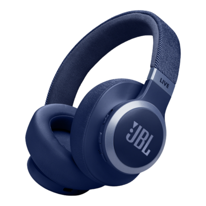 JBL Live 770NC Noise Cancelling Wireless Over-Ear Headphones Blue - alAsil
