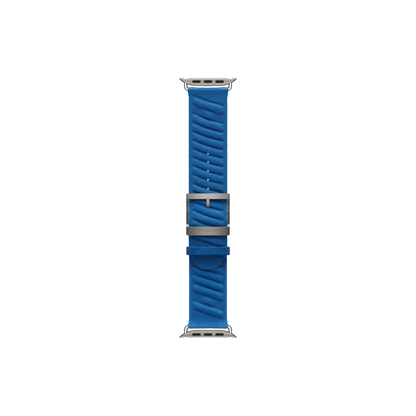 Apple Watch Hermès Ultra 2 GPS + Cellular, 49mm Natural Titanium Case with Bleu Hydra En Mer
