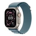 Apple Watch Ultra 3 GPS + Cellular, 49mm Titanium Case with Light Blue Alpine Loop - Small