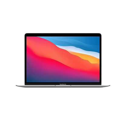 MacBook Air 13-inch (2020) – M1 Chip, 8‑Core CPU & 8‑Core GPU, 8GB RAM, 512GB SSD – Model MGNA3 (Silver, English Keyboard) - alAsil