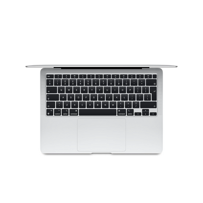 MacBook Air 13-inch (2020) – M1 Chip, 8‑Core CPU & 8‑Core GPU, 8GB RAM, 512GB SSD – Model MGNA3 (Silver, English Keyboard) - alAsil