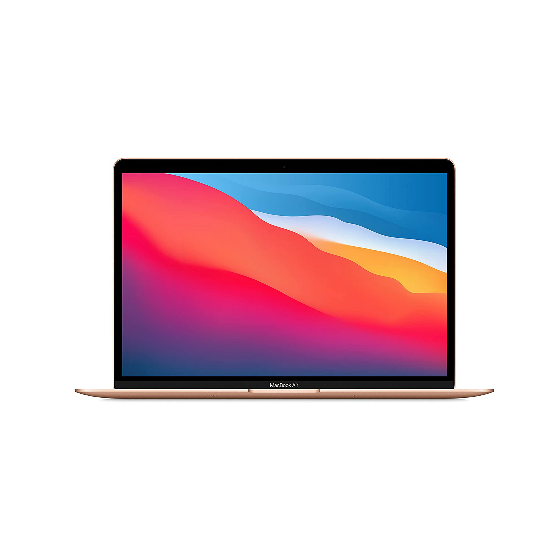 MacBook Air 13-inch (2020) – M1 Chip, 8‑Core CPU & 8‑Core GPU, 8GB RAM, 512GB SSD – Model MGNE3 (Gold, English Keyboard) - alAsil