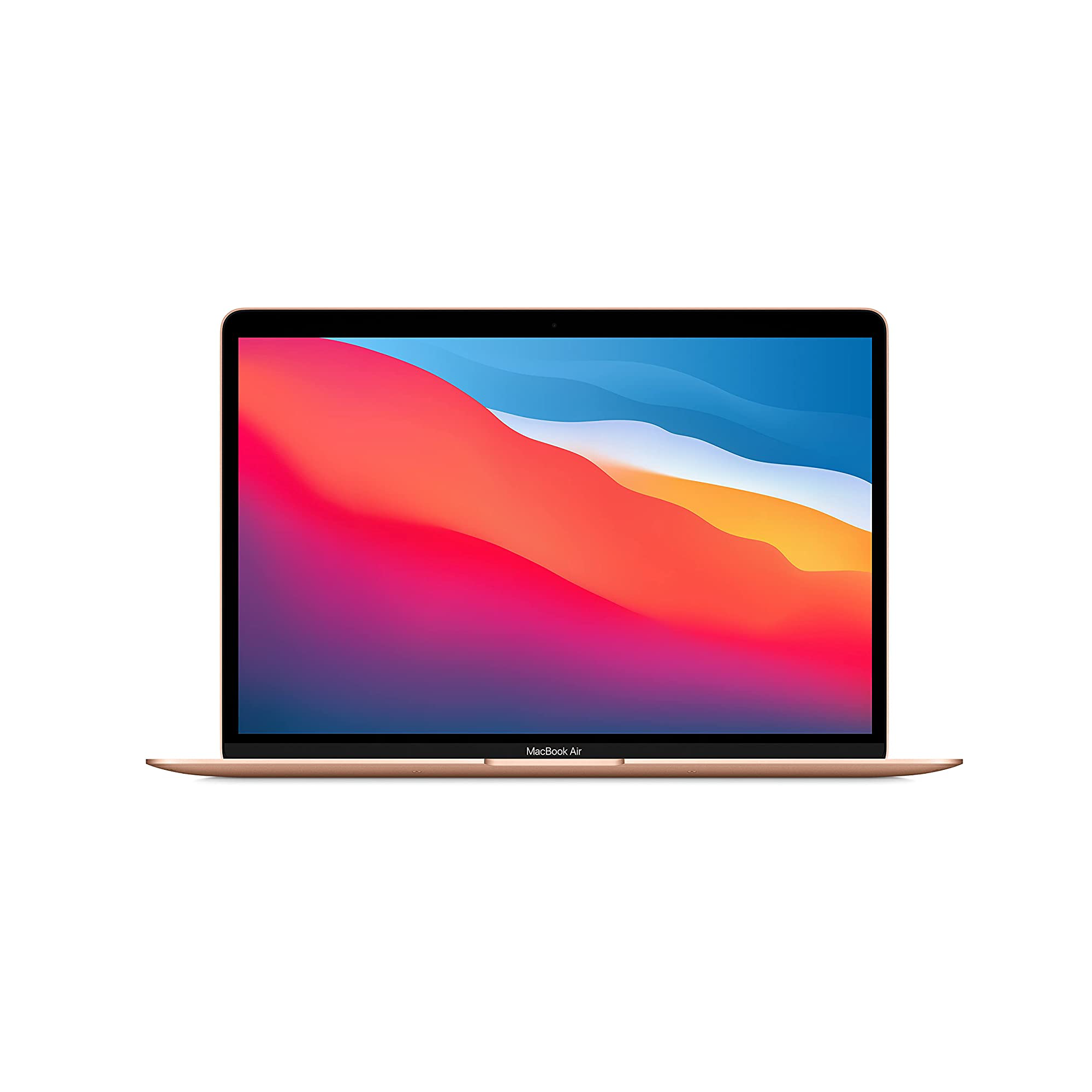 MacBook Air 13-inch (2020) – M1 Chip, 8‑Core CPU & 8‑Core GPU, 8GB RAM, 512GB SSD – Model MGNE3 (Gold, English Keyboard) - alAsil